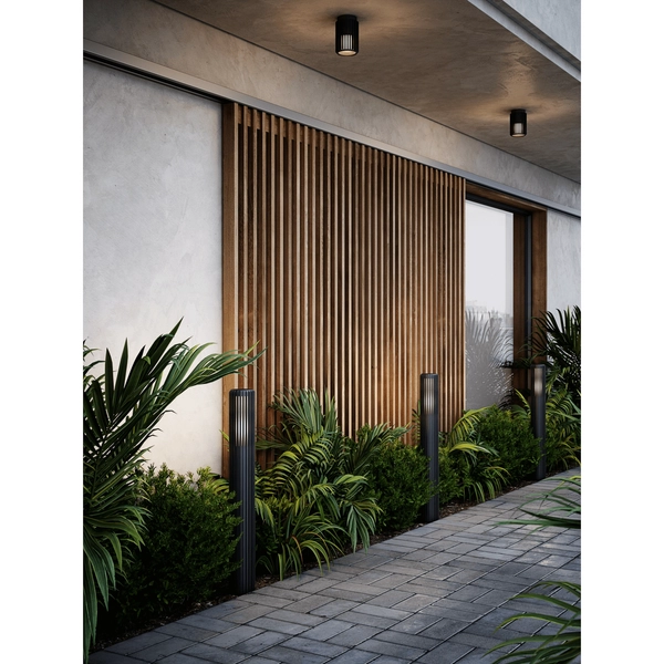 Zewnętrzna lampa sufitowa tuba ALUDRA 2118006203 IP54 czarny