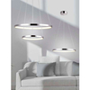Lampa wisząca LUNE 31-64592 metalowa LED 18W 4000K pierścień ring chrom
