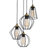 Zwisająca lampa kaskada Galaxy 2713 TK Lighting loftowa metalowa czarna