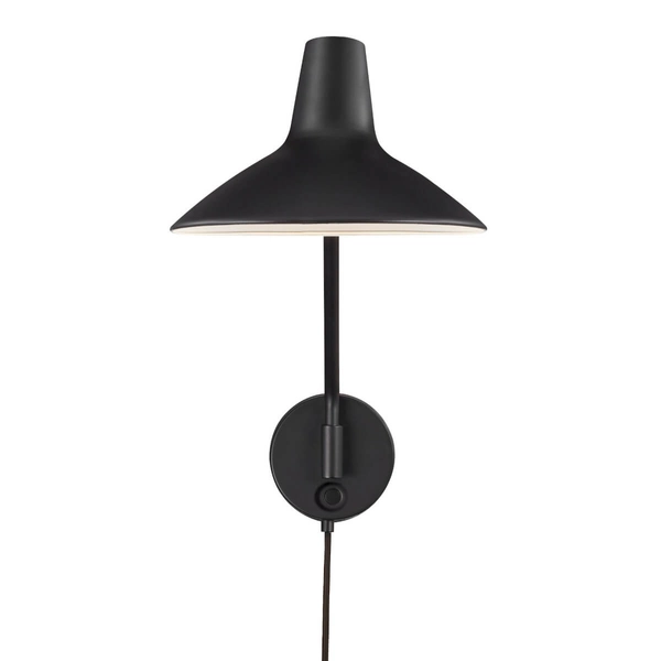 Lampa ścienna Darci 2120551003 DFTP do kuchni metalowa czarna
