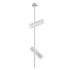 Lampa sufitowa wisząca podwójne tuby regulowane białe Elti OUTLET