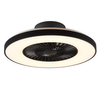 Okrągły lampowentylator sufitowy HALMSTAD R62672132 RL Light LED 40W 3000-6500K czarny