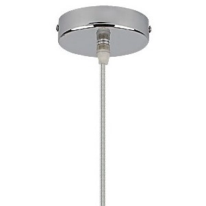 Szklana LAMPA wisząca DONATI 5249 Rabalux loftowa tuba do sypialni chrom