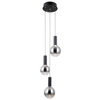 Lampa wisząca Strela PND-34378-3S-BK LED 45W 3000K czarny przydymiony