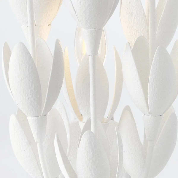 Naścienna lampa do przedpokoju Flora QN-FLORA-3W-WHT kwiaty białe