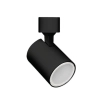 LAMPA sufitowa SNOW LP-731/1R BK Light Prestige metalowa OPRAWA tuba do systemu szynowego 1-fazowego czarna