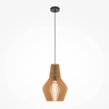 Wisząca lampa Roots MOD191PL-01W Maytoni naturalna eco czarna beżowa
