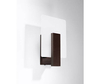 Naścienna lampa salonowa Lappo SL.1096 Sollux biała drewno wenge