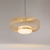 Druciana lampa wisząca Levitation MOD376PL-L30G3K LED 20W 3000K mosiądz