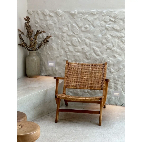 Wpustowa lampa ścienna CENDILO LE75321 LED 4W 3000K IP65 biała