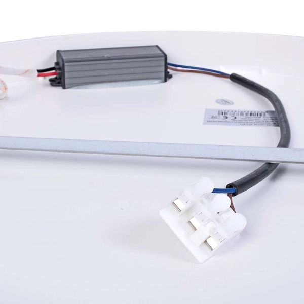 LAMPA sufitowa OHIO BLACK ML3832 Milagro metalowa OPRAWA okrągła LED 24W 4000K plafon czarny biały