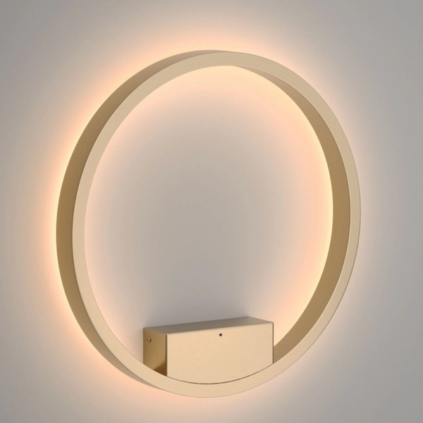 Ścienna lampa Rim MOD058WL-L25BS3K Maytoni LED 25W 3000K koło mosiądz