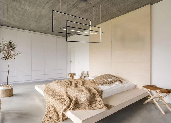 LAMPA wisząca GEOMETRIC NEW P0271D Maxlight metalowa OPRAWA zwis LED 80W 3000K prostokątne ramki czarne