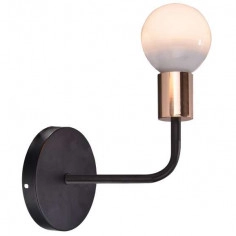 Loftowa lampa ścienna SPILL 21-56528 kinkiet żarówka bulb czarna