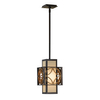 Geometryczna lampa wisząca Remy FE-REMY-P-C Feiss złoty brązowy