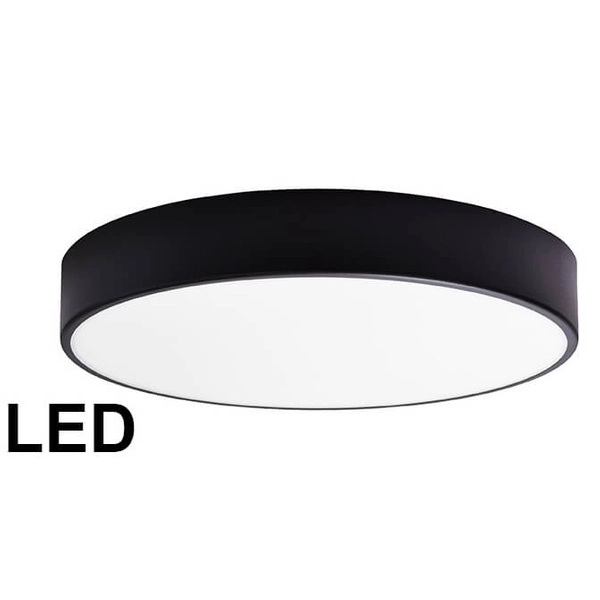 Okrągła lampa sufitowa Cleo 1307623600462 Temar LED 69W 4000K czarna