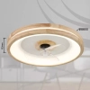 Sufitowa lampa GATIAN 03650 LED 30W 2700-6500K wentylator drewniany biały