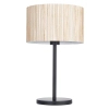 Abażurowa lampa stołowa Longshore 101693 boho beżowa czarny
