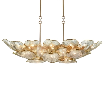 Kuchenna lampa wisząca kwiat Wellington P26364BR nad stół mosiądz