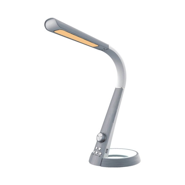 Nowoczesna lampa stojąca Berkane K-BL1063 LED 8W 5000K  na biurko srebrna