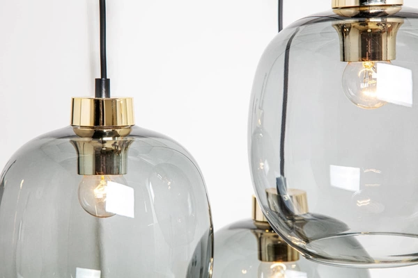 Wisząca lampa molekułowa Omega 4573 TK Lighting szklana czarna złota