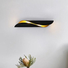 LAMPA ścienna AGI KGG2E14 Abigali metalowa OPRAWA kinkiet czarny złoty
