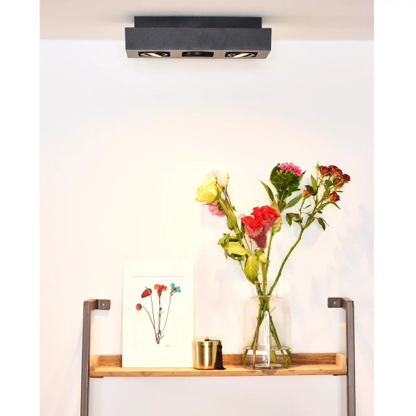 Regulowana lampa sufitowa XIRAX 09119/16/30 Lucide oczka czarna