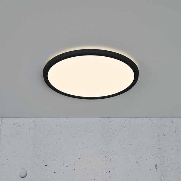 Łazienkowy plafon OJA 2015026103 LED 14,5W 3000-4000K IP54 czarny