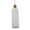 Lampa wisząca Piega LP-939/1P white Light Prestige jednopłomienny zwis biały do sypialni