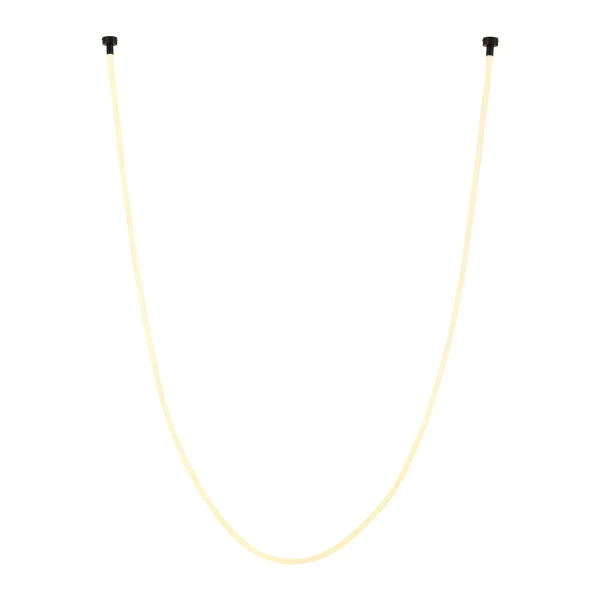 Lampa wisząca nowoczesna SNAKE MD1021-5 biała czarna metal PVC 72W 3000K 5M wąż ledowy