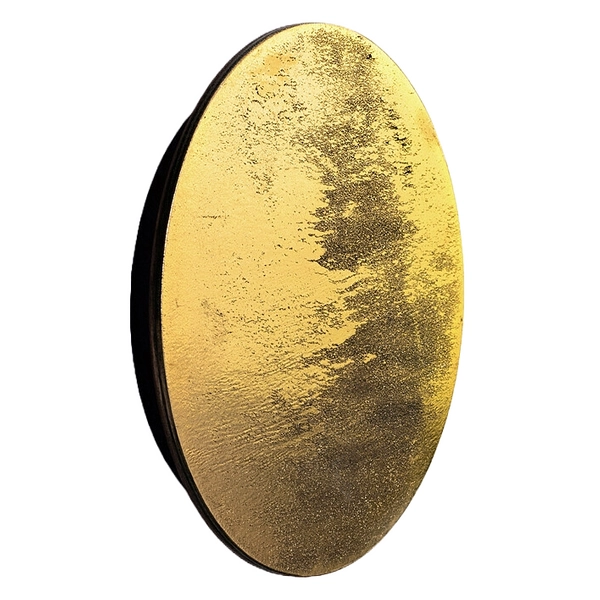 Przyścienna lampa nowoczesna Ring LED 10W do salonu złota