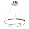 Salonowa lampa wisząca Lucero wstęga LED 48W 4000K rings chrom