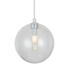 Kulista lampa wisząca BUBBLES AZ5953+AZ5884 szklane przezroczyste białe