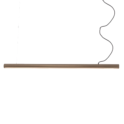 Liniowa lampa wisząca 22207 LED 45W 3000K podłużna brązowy