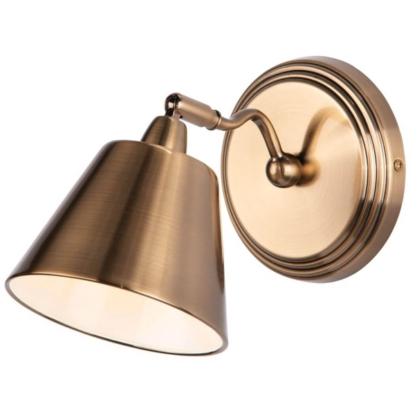 Ścienny reflektor Kempten KEM0775 klasyczny antyczny mosiądz