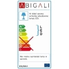 Ogrodowa lampa elewacyjna AGI KM2X3WW LED 6W 3000K IP65 czarna
