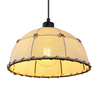 Wisząca lampa abażurowa Rex 15442H prowansalska beżowa