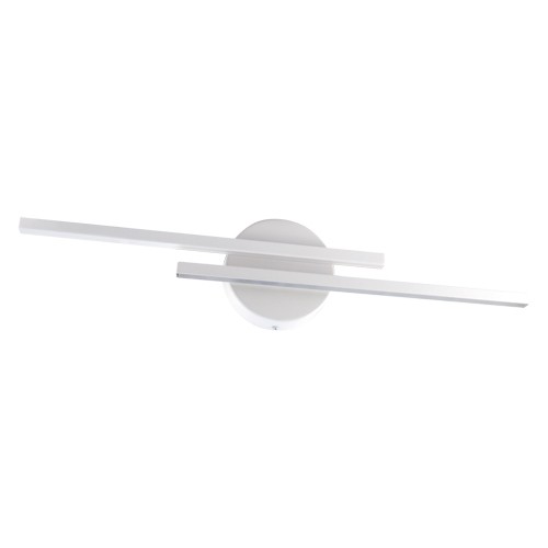 Kinkiet LAMPA ścienna GRACJA 03970 Ideus metalowa OPRAWA listwy LED 14W 4000K do łazienki IP44 białe