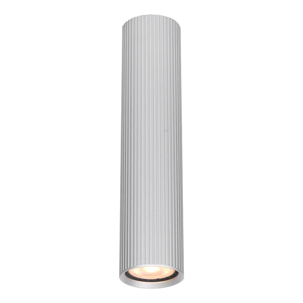 Natynkowa lampa Rilok CLN-83920-L-ALU Italux do gabinetu tuba srebrna