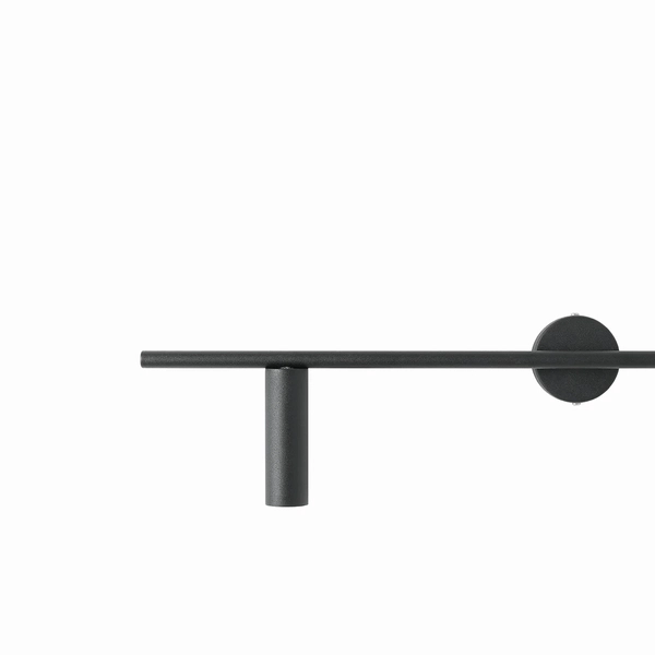 Czarna lampa ścienna Trevo 1104C1 nowoczesny kinkiet ścienny