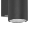 Elewacyjna lampa tuba Lenta OWL-2805-2-4K Italux LED 20W 4000K IP54 czarny
