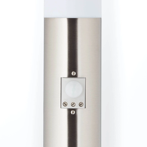 Metalowy słupek ogrodowy Dody 90947A82 czujnik IP44 srebrny