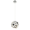 Dekoracyjna lampa wisząca Carera OR80179 okrągła chrom