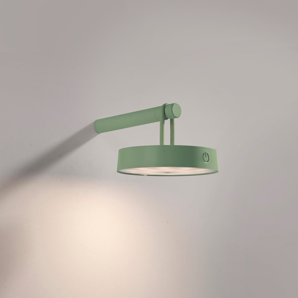 Naścienna lampa do jadalni ARMA 19312-43 LED 1,5W 2700K IP44 zielony