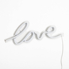 Lampka neonowa LED stołowa Neon FM-WN01 Zumaline love różowa biała