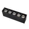 Metalowa lampa sufitowa 1062 Domeno LED 15W 4000K punkty czarna