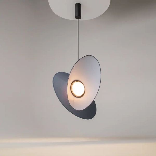 Geometryczna wisząca lampa Evolution MOD396PL-L10BL3K LED 9W 3000K czarny