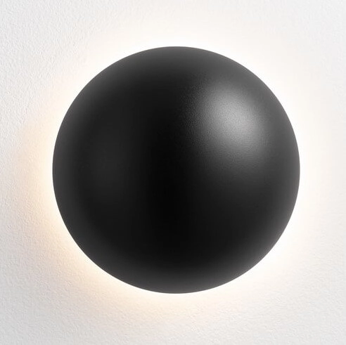 Ścienna lampa do przedpokoju MOXOS LE44372 LED 3W 3000K ball czarna