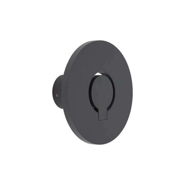 Grafitowy kinkiet zewnętrzny AXION 11937 1xLED 8W 3000K IP65
