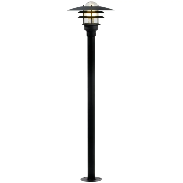 Stojąca lampa zewnętrzna Lønstrup 71428003 IP44 retro czarny